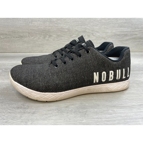 NoBull Men\'s Black Mesh Trainers‎ 11.5 Crossfit Gym Shoes Minimalist Lifting main image 5